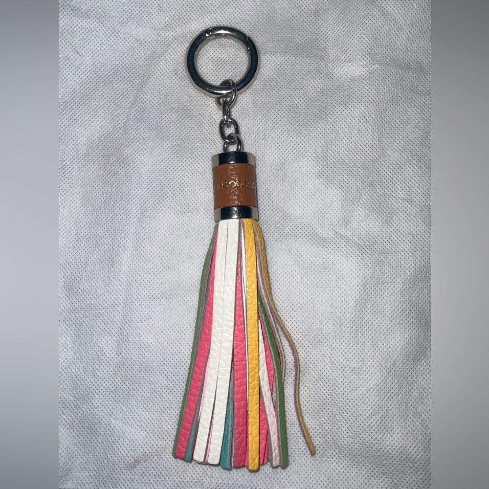 Dooney & Burke tassel keychain